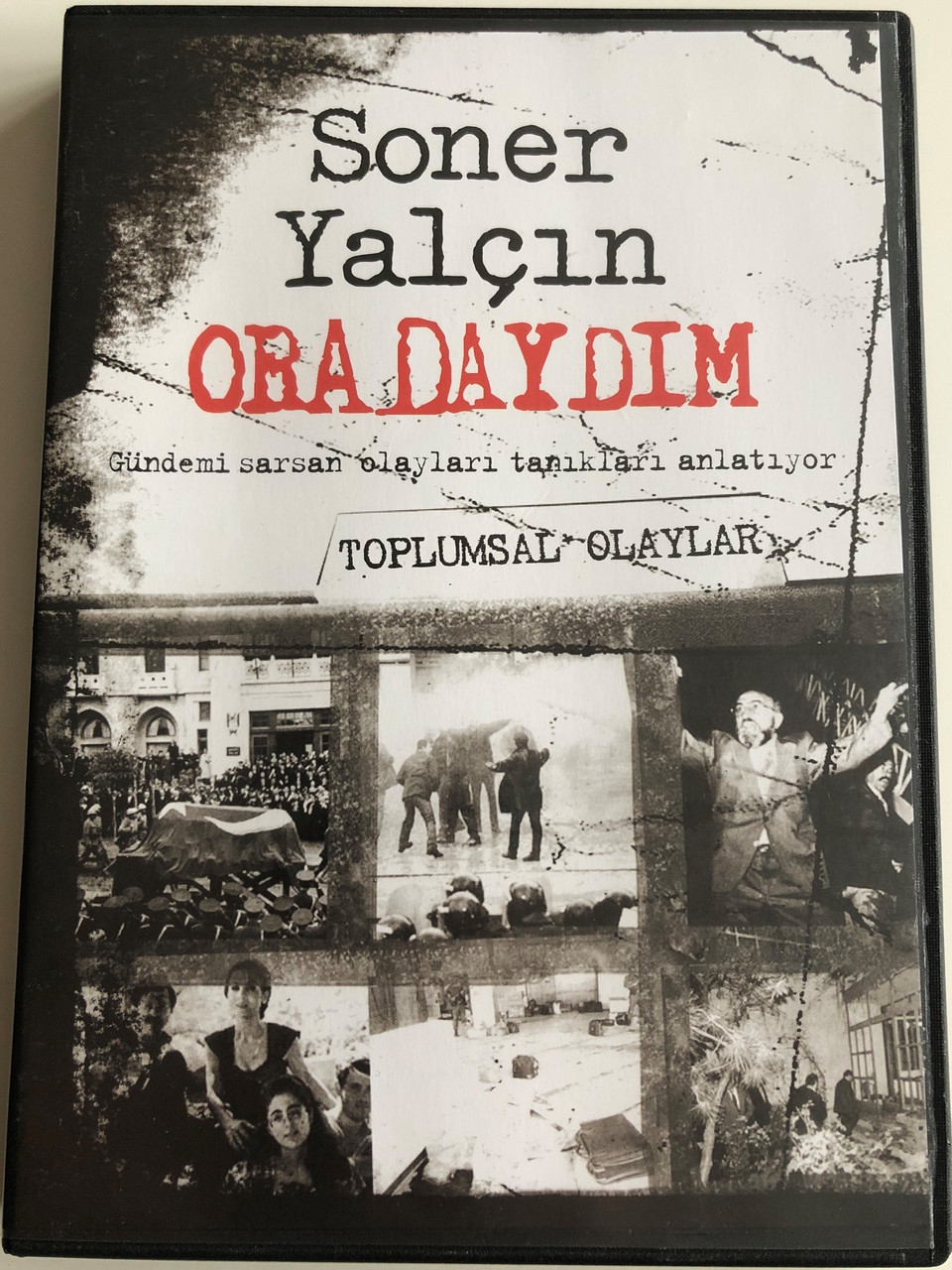 soner yalcin oradaydim dvd 2007 toplumsal olaylar gelecek kusaklar icin yakin tarih recent history of turkey for future generations turkish