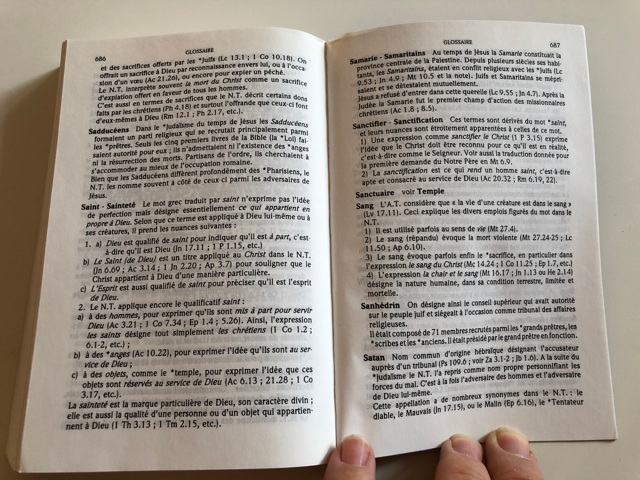 Nouveau Testament French Language Tob New Testament Paperback Alliance Biblique Universelle 1988 Version Le Cerf