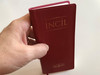 Incil / Turkish New testament [Pocket Size] / Vinyl Bound, Red / Turkish Bible Society 2018 / Kitabi Mukaddes Sirketi (9789754621099)