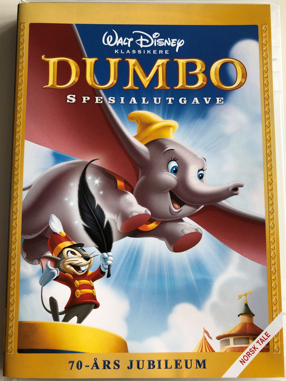 Dumbo Special Edition DVD 1941 Spesialutgave / 70-Ars Jubileum / Norwegian  Edition / Directed by Ben Sharpsteen / Starring: Edward Brophy, Herman  Bing, Margaret Wright, Sterling Holloway - Bible in My Language