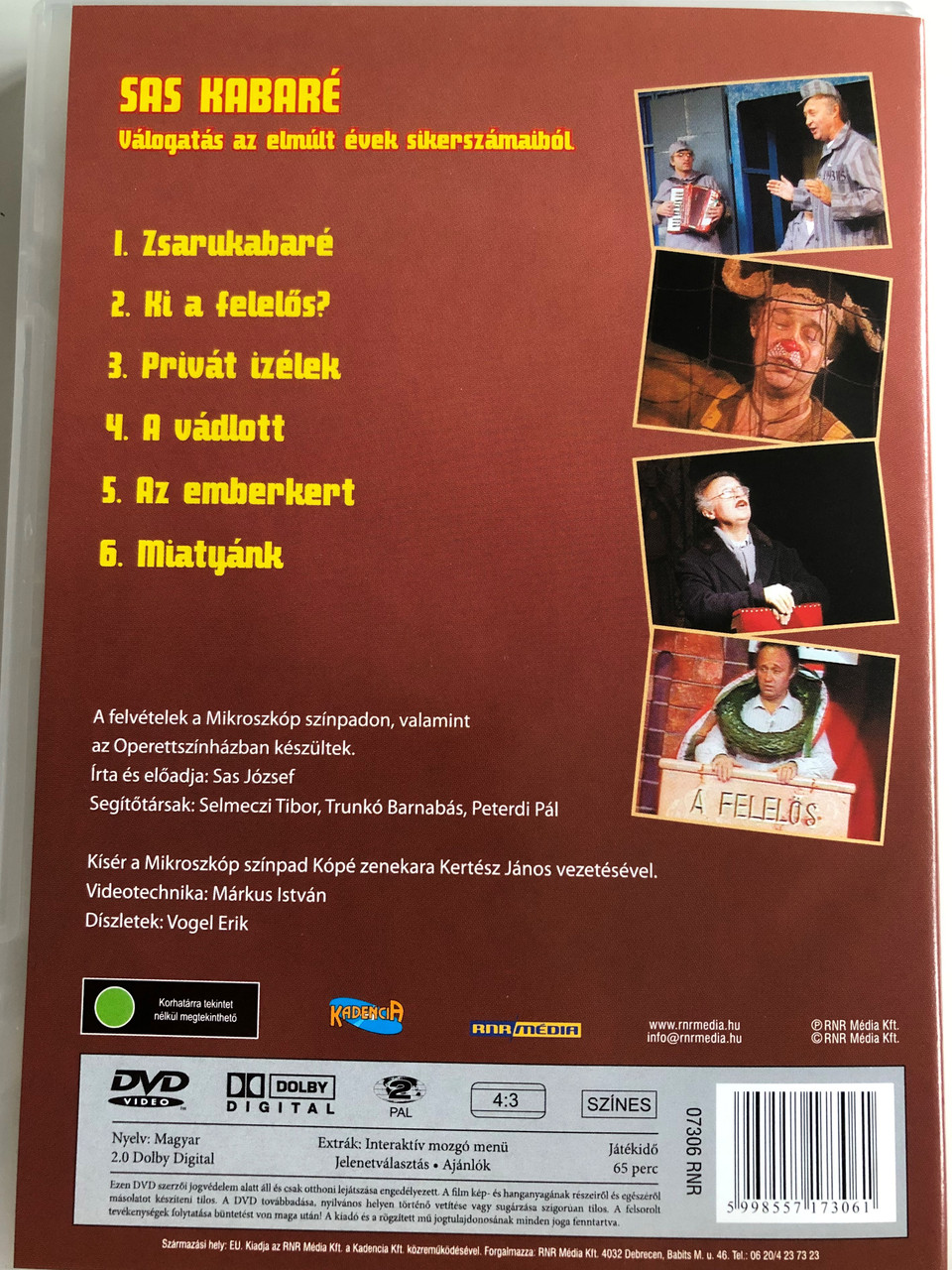 Sas Kabare Dvd Valogatas Az Elmult Evek Sikerszamaibol Selection Of Hungarian Comedy Cabaret Recordings With Sas Jozsef Bibleinmylanguage