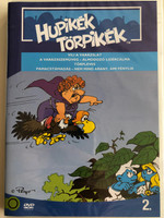 Smurfs 2. DVD 1982 Hupikék törpikék 2. / Episodes from Season 1 / Created by Peyo / Episodes: Vili a varázslat, A varázsszemüveg, Törpleves, Pamacstámadás, Nem mind arany, ami fénylik (5996255737233)