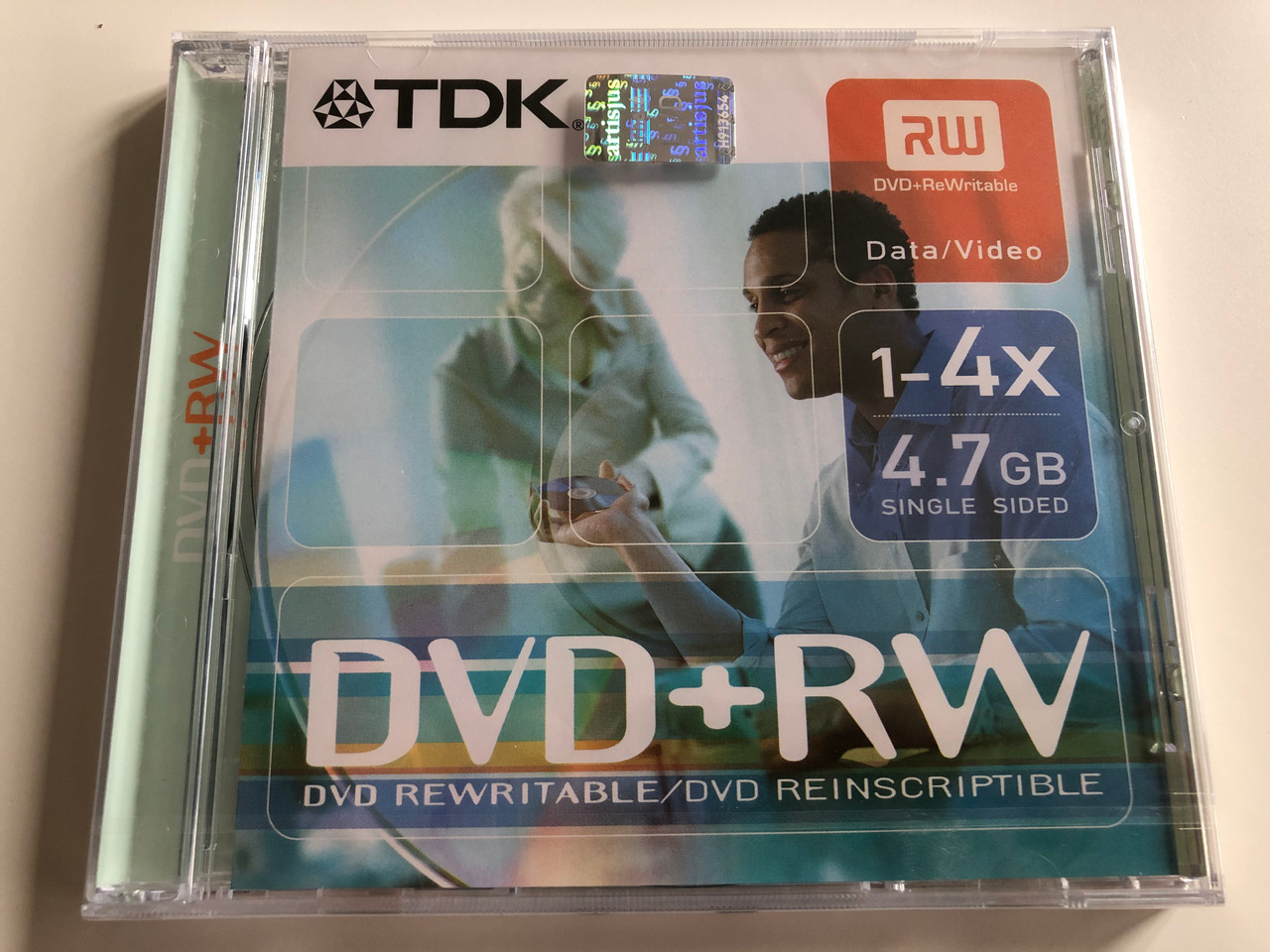 DVD+RW / TDK Blank Rewritable DVD disc / 14X 4.7GB / Single Sided