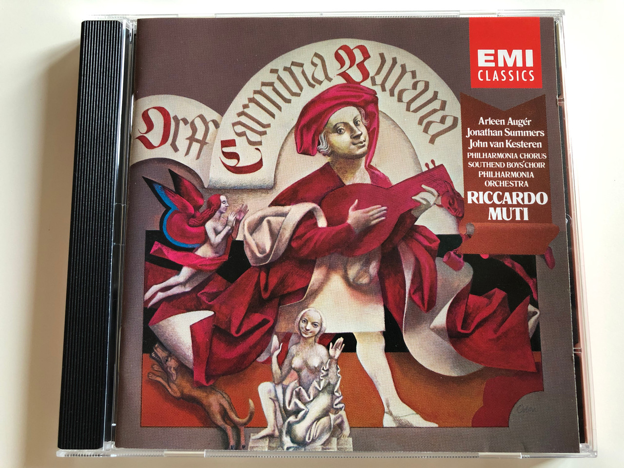 Orff Carmina Burana Arleen Auger Jonathan Summers John Van Kesteren Philharmonia Chorus Southend Boys Choir Philharmonia Orchestra Riccardo Muti Emi Classics Audio Cd 1984 Stereo Cdc 7 47100 2 Bibleinmylanguage