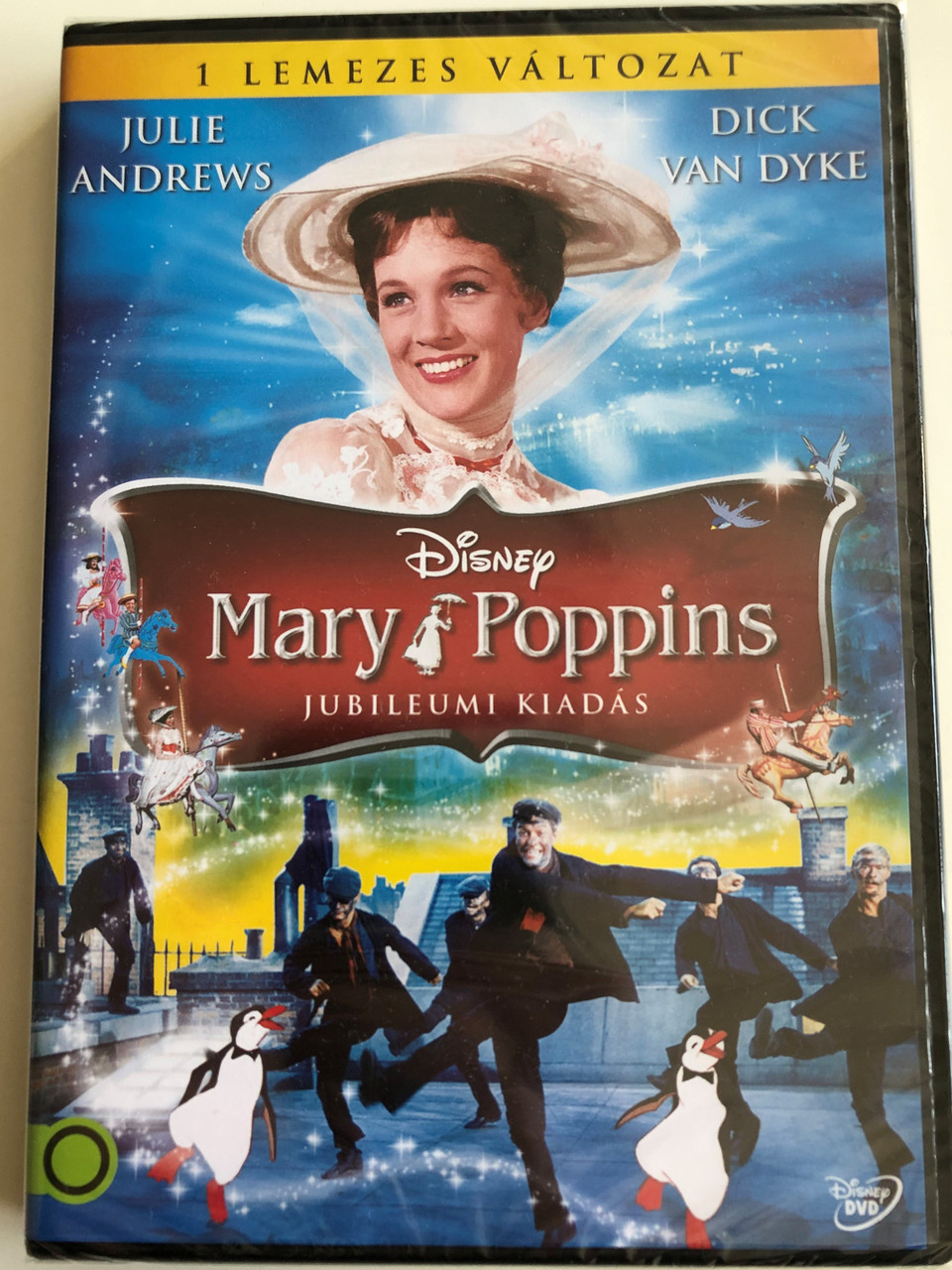 Mary Poppins DVD 1964 Jubileumi kiadás / Hungarian Anniversary edition /  Directed by Robert Stevenson / Starring: Julie Andrews, Dick Van Dyke,  David Tomlinson, Glynis Johns - Bible in My Language