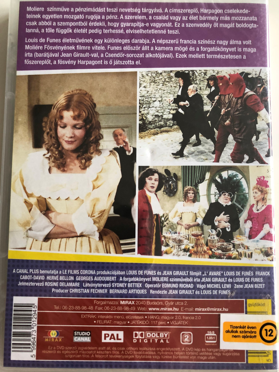 L Avare Dvd 1980 A Fosveny The Miser Directed By Jean Girault Louis De Funes L Avare De Moliere Starring Louis De Funes Franck Cabot David Herve Bellon De Funes Gyujtemeny Bibleinmylanguage