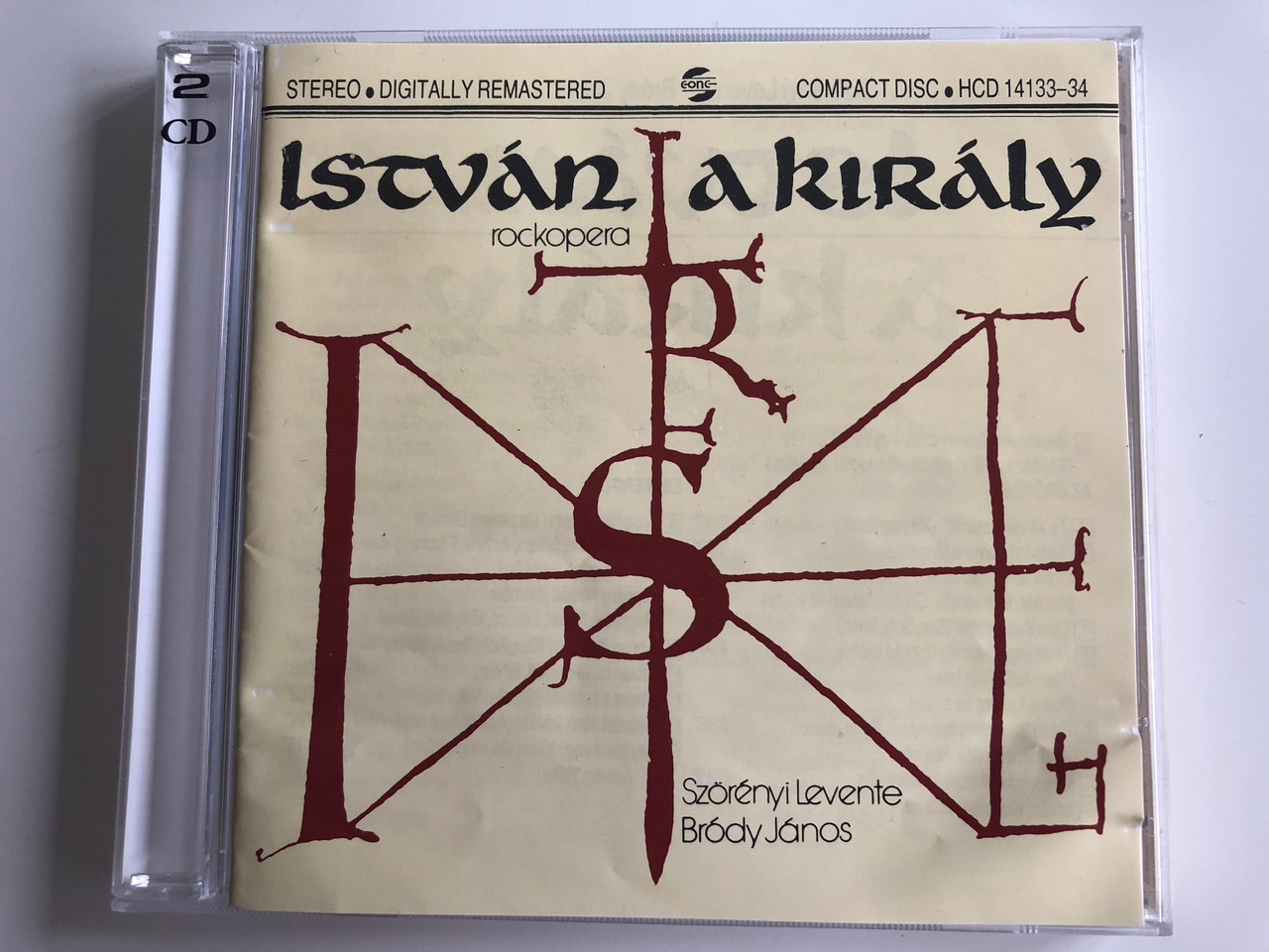 István, A Király (Rockopera) / Szörényi Levente - Bródy János / Gong ‎2x  Audio CD 1993 Stereo / HCD 14133-34 - Bible in My Language