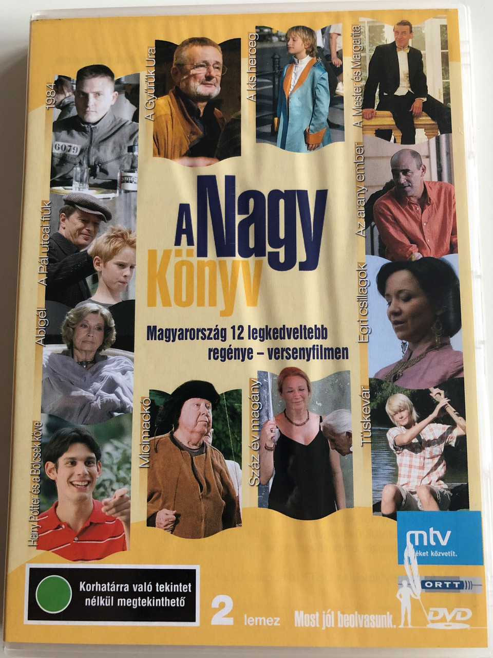 A Nagy Könyv DVD 2005 The Big Book - The Hungarian Big Read / Magyarország  12 legkedveltebb regénye -
