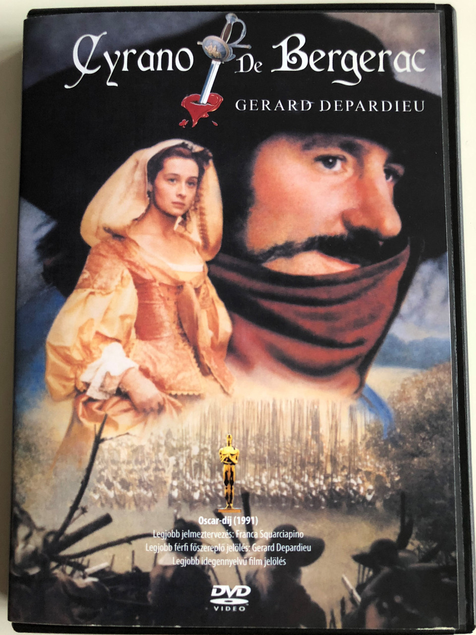 Cyrano de Bergerac DVD 1990 / Directed by Jean-Paul Rappeneau / Starring:  Gérard Depardieu, Anne Brochet, Vincent Perez - bibleinmylanguage