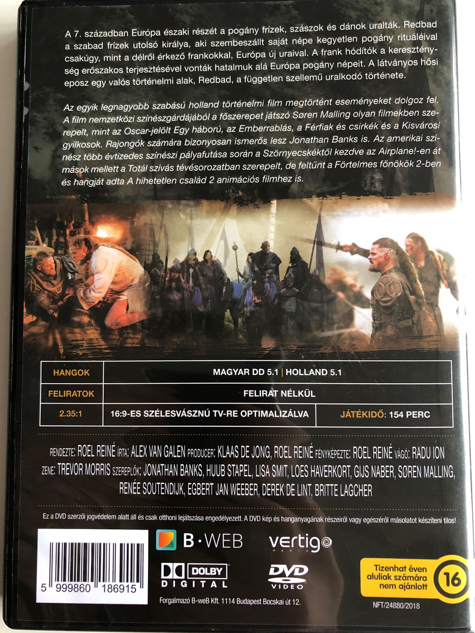Redbad Dvd 2018 Az Utolso Pogany Kiraly Directed By Roel Reine Starring Gijs Naber Jonathan Banks Huub Stapel Bibleinmylanguage
