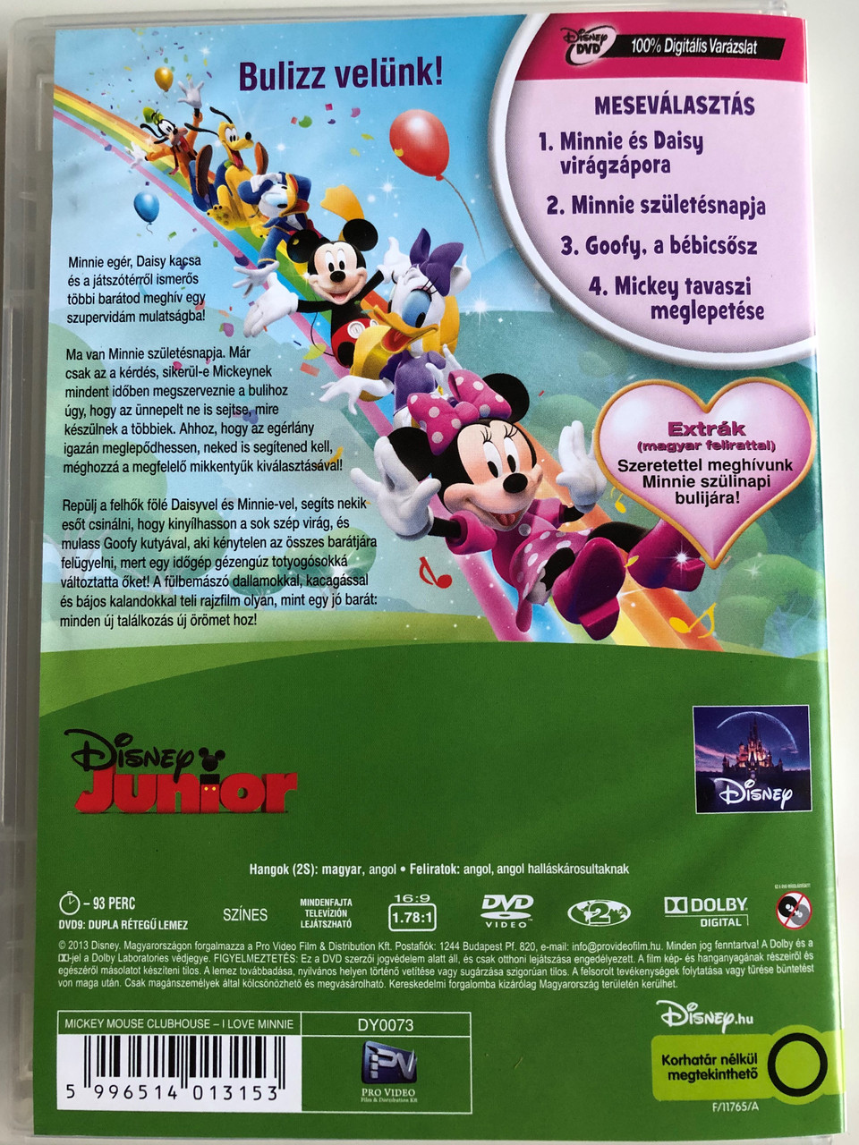 Mickey Mouse Clubhouse I Love Minnie Dvd 2013 Mickey Eger Jatszotere 4 Episodes On Disc Bibleinmylanguage