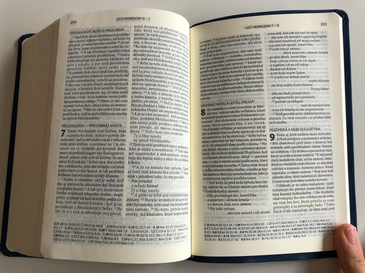 Slovak Ecumenical Bible / Biblia - Slovenský Ekumenický Preklad / Slovenská  Biblická Spoločnost 2015 / Modry / Soft blue cover - bibleinmylanguage