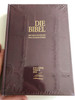 Die Bibel / German language Holy Bible / Schlachter Version 2000: Weinrot / Parallel passages, study guide, atlas / Hardcover Burgundy / Christliche Literaturverbreitung (9783893970346)