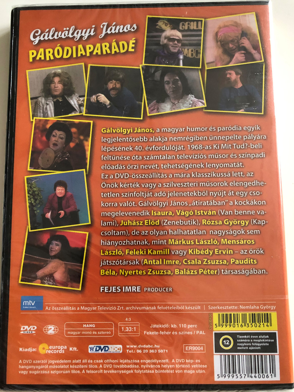 Galvolgyi Janos Parodiaparade Dvd Hungarian Parody Show Vago Istvan Johasz Elod Rozsa Gyorgy Markus Laszlo Feleki Kamill Kibedy Ervin Er 9004 Europa Records Bibleinmylanguage