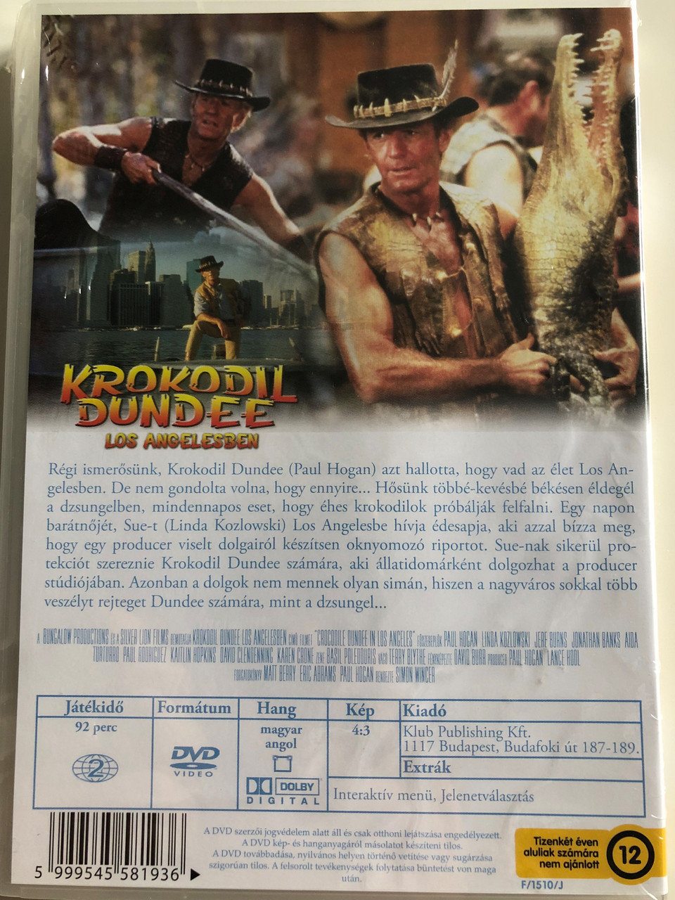 Crocodile Dundee In Los Angeles Dvd 2001 Krokodil Dundee Los Angelesben Directed By Simon Wincer Starring Paul Hogan Linda Kozlowski Jere Burns Jonathan Banks Bibleinmylanguage