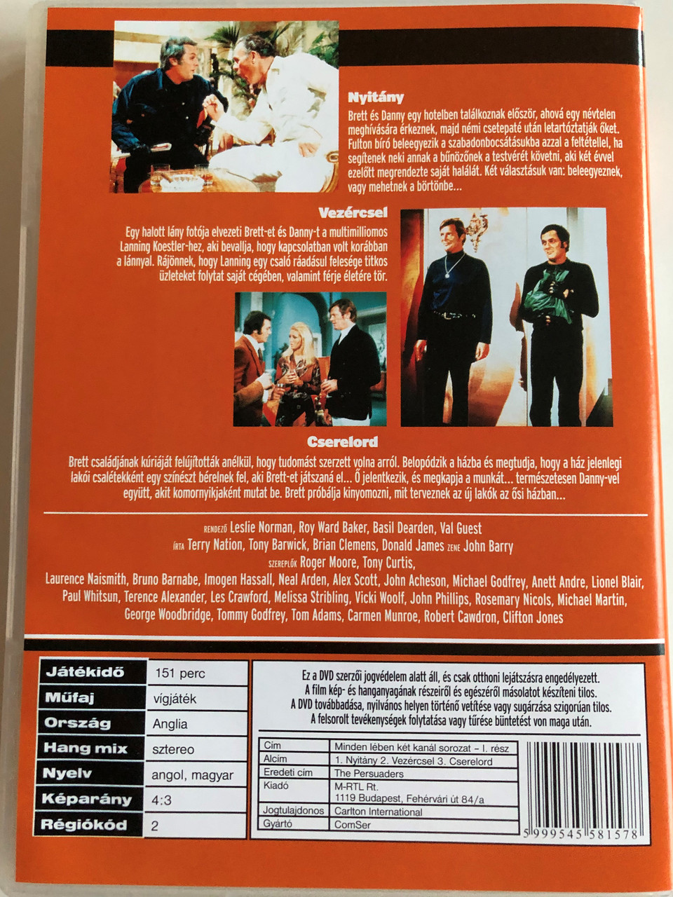 The Persuaders Series Vol 1 Dvd 1971 Minden Leben Ket Kanal Sorozat 1 Resz Directed By Leslie Norman Roy Ward Baker Basil Dearden Val Guest Starring Roger Moore Tony Curtis
