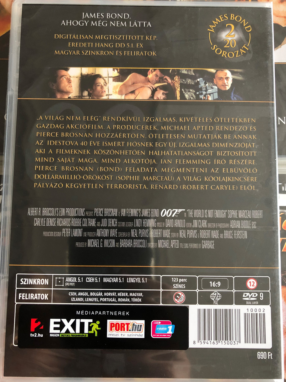 James Bond 007 The World Is Not Enough Dvd 1999 James Bond A Vilag Nem Eleg Directed By Michael Apted Starring Pierce Brosnan Sophie Marceau Robert Carlyle Bibleinmylanguage