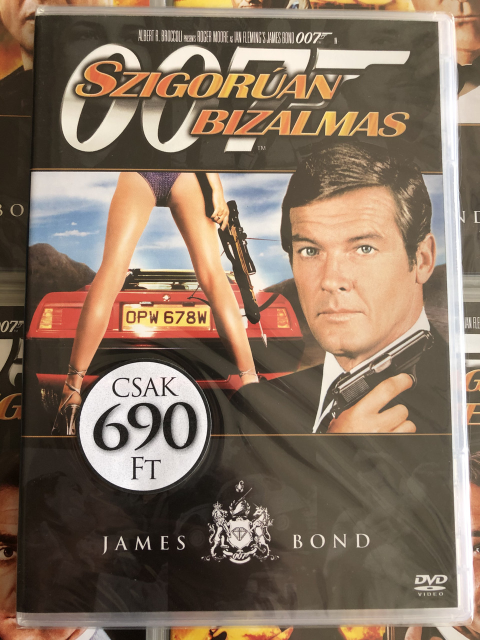 James Bond 007 - For your eyes only DVD 1981 James Bond - Szigorúan  bizalmas / Directed by John Glen / Starring: Roger Moore, Carole Bouquet,  Topol, Lynn Holly - bibleinmylanguage