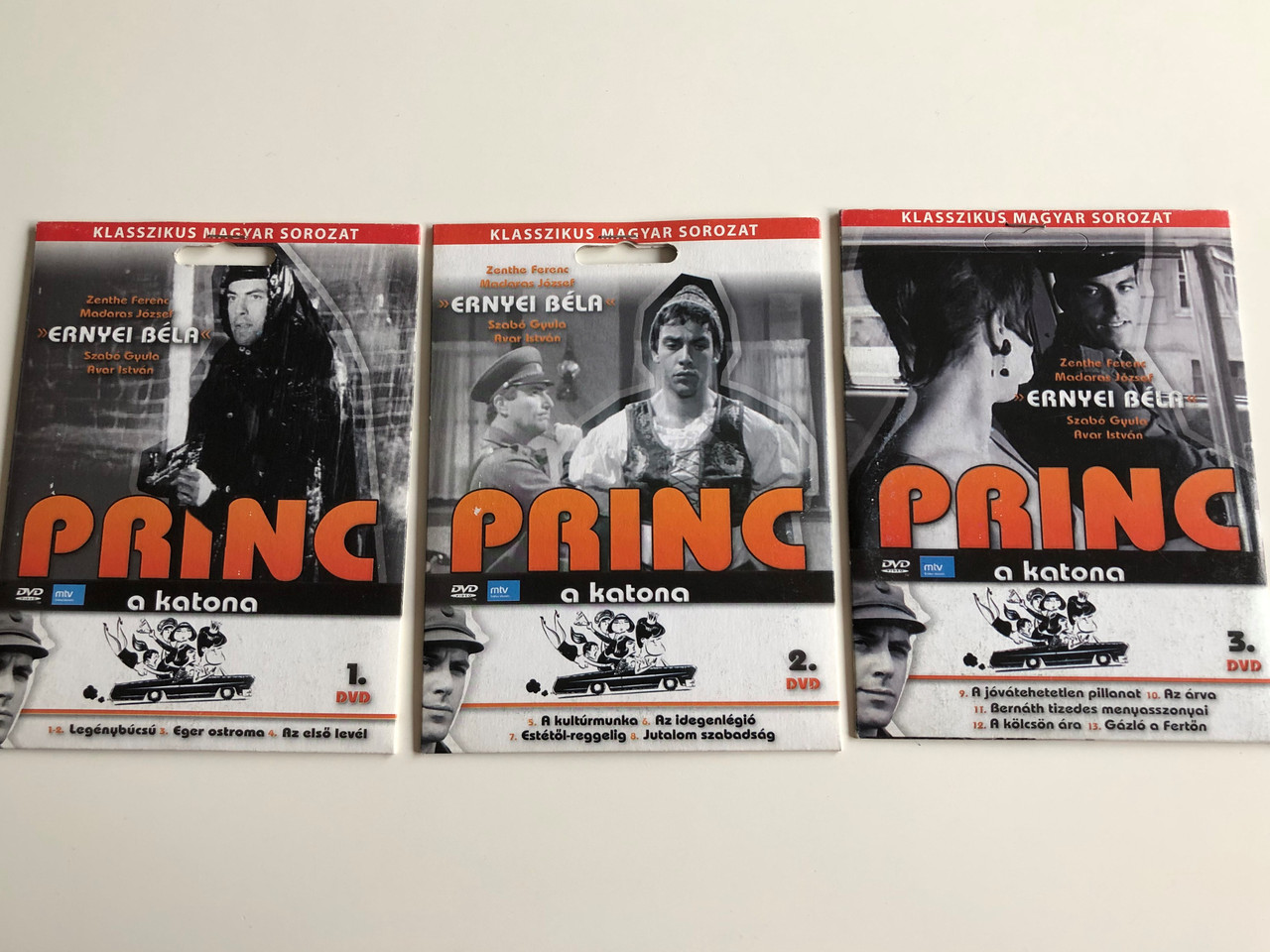 Princ A Katona Dvd Set 1966 Volumes 1 3 Classic Hungarian Tv Series Directed By Fejer Tamas Starring Ernyey Bela Zenthe Ferenc David Kiss Ferenc Madaras Jozsef 13 Episodes 3 Dvds Bibleinmylanguage