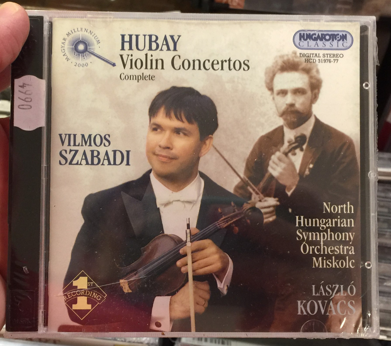 Hubay: Violin Concertos, complete / Vilmos Szabadi / North Hungarian  Symphony Orchestra Miskolc. Laszlo Kovacs / Hungaroton Classic ‎2 CD Set  2001 Stereo / HCD 31976-77 - bibleinmylanguage