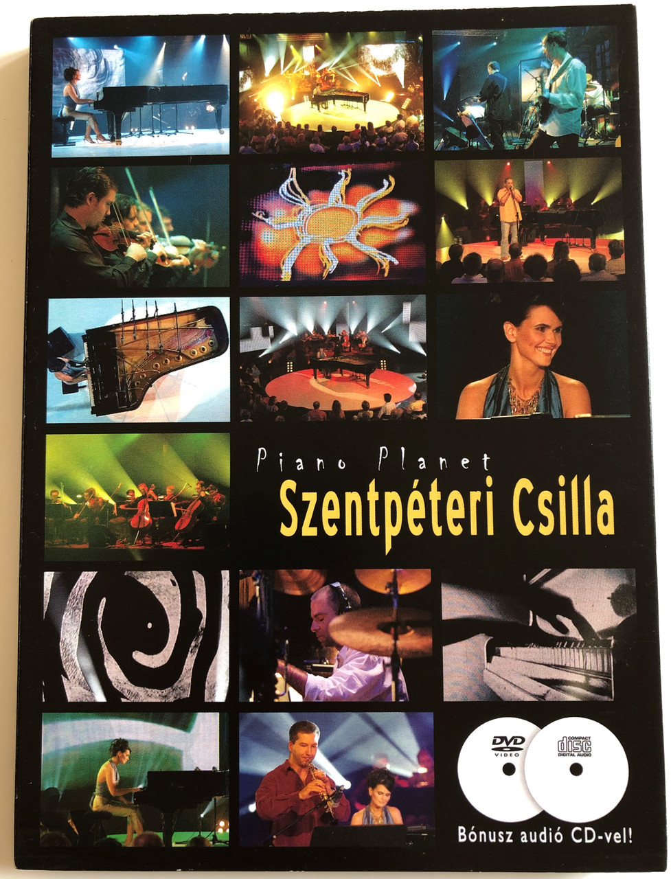 Piano Planet - Szentpéteri Csilla DVD + Audio CD / Directed by Koós György  / Láva, dongó, Aranykor, Életöröm, Meteor / Echo B687612-4 -  bibleinmylanguage