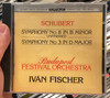 Schubert – Symphony No. 8 In B Minor Unfinished / Symphony No. 3 In D Major / Budapest Festival Orchestra‎, Iván Fischer / Hungaroton ‎Audio CD 1984 Stereo / HCD 12616-2