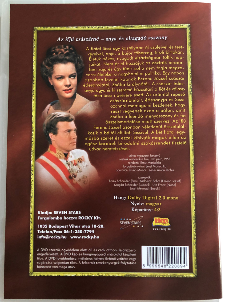 sissi the young empress dvd 1956 sissi az ifju csaszarne die junge kaiserin directed by ernst marischka starring starring romy schneider karlheinz bohm magda schneider gustav knuth vilma degischer bibleinmylanguage