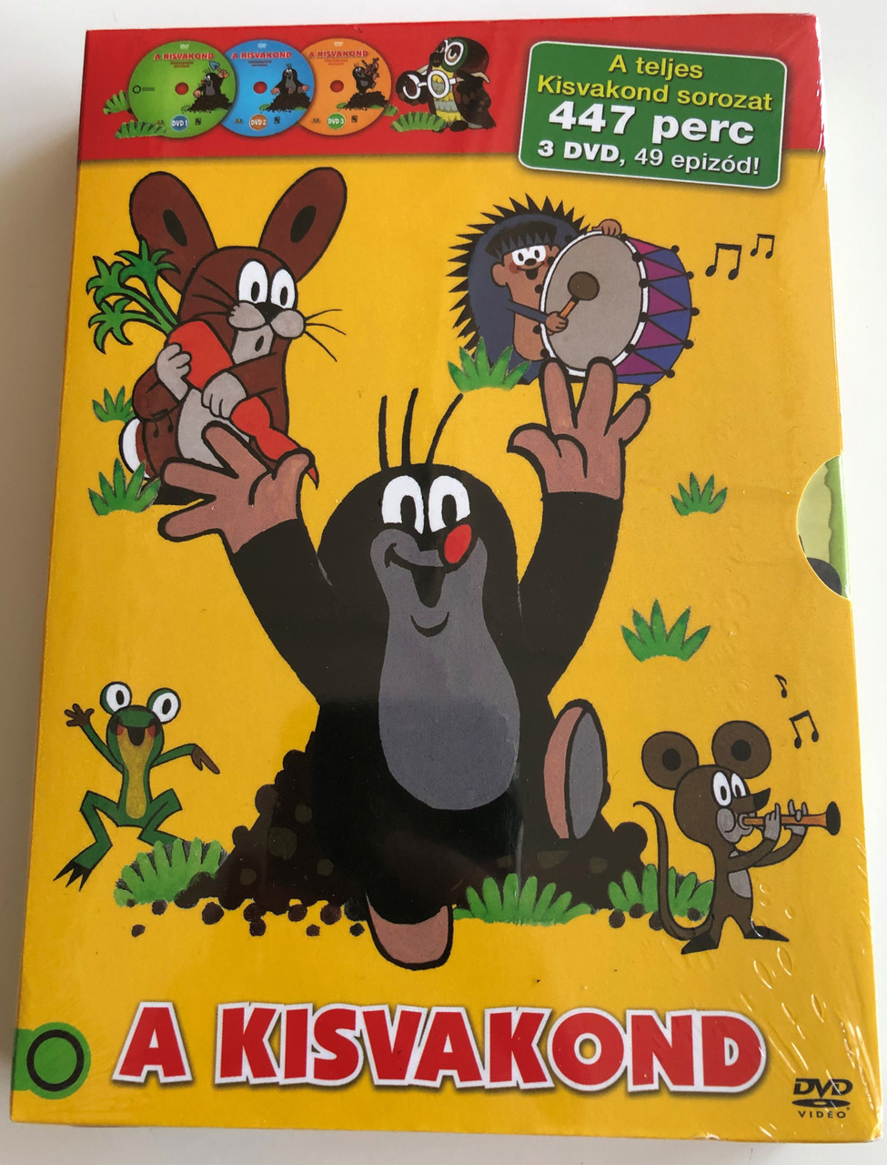 A kisvakond DVD SET Krtek the Mole Full Series / 3 Discs - 447 minutes - 49  episodes / Kisvakond teljes sorozat - Bible in My Language