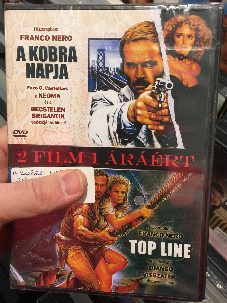 Il giorno del Cobra - A kobra napja 1980 / Top Line - Alien Terminator 1988  DVD / 2 Movies on 1 disc / Directed by Enzo G. Castellaro, Nello Rossati /