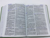 Korean-English Bible 한영 성경전서 / Good news Translation / New Korean Revised Version / Green Leather bound, silver page edges / Korean Bible Society 2017 / GNT KRV / NKG77EDI (9788941230342)