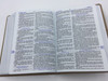 Korean-English Bible [Brown] 한영 성경전서 / Good news Translation / New Korean Revised Version / Brown Leather bound, silver page edges / Korean Bible Society 2017 / GNT KRV / NKG77EDI (9788941230342.)