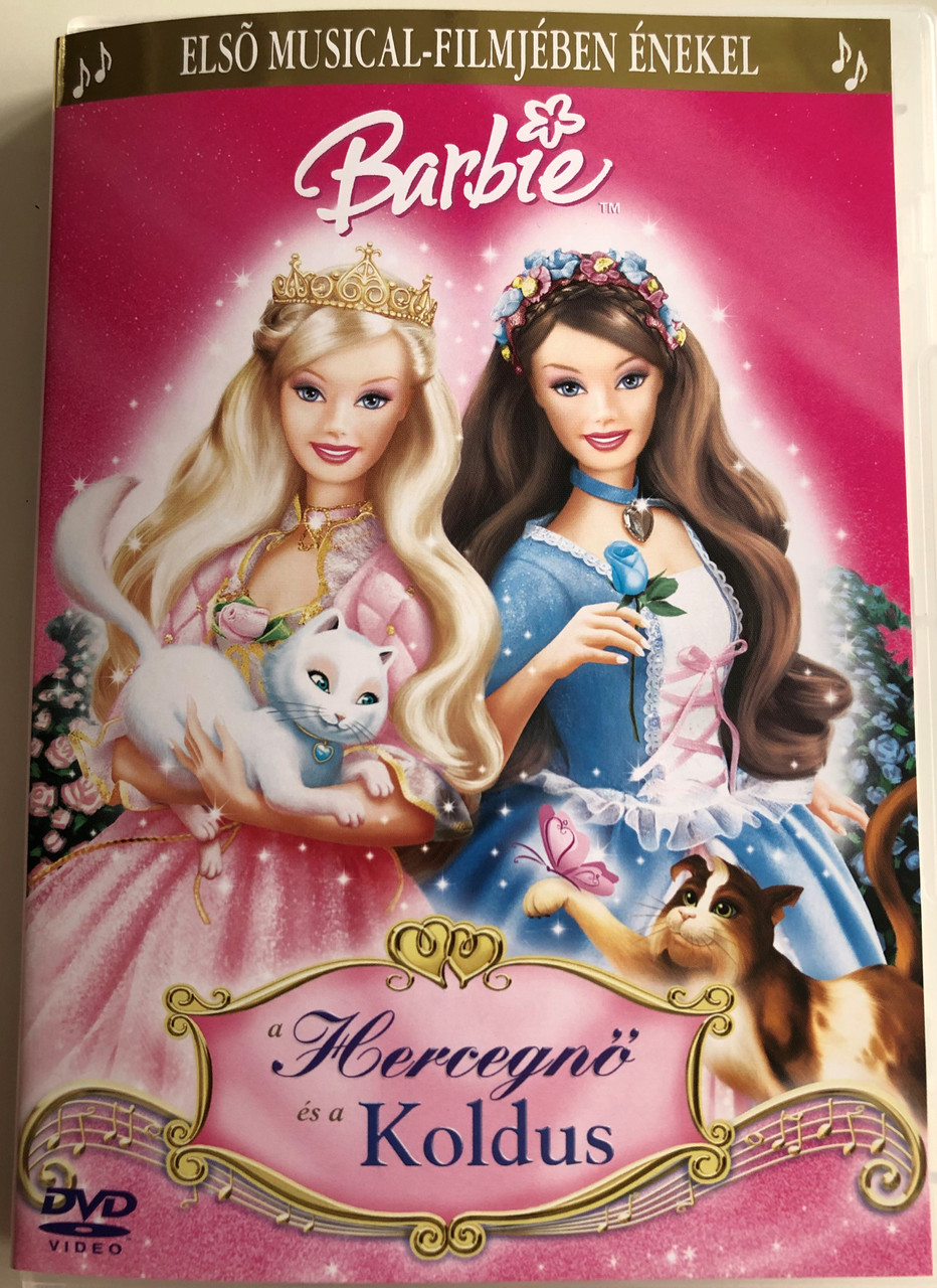 Barbie as the Princess and the Pauper DVD 2004 Barbie a Hercegnő és a Koldus  / Directed by William Lau / Starring: Kelly Sheridan, Mark Hildreth,  Alessandro Juliani, Ian James Corlett -
