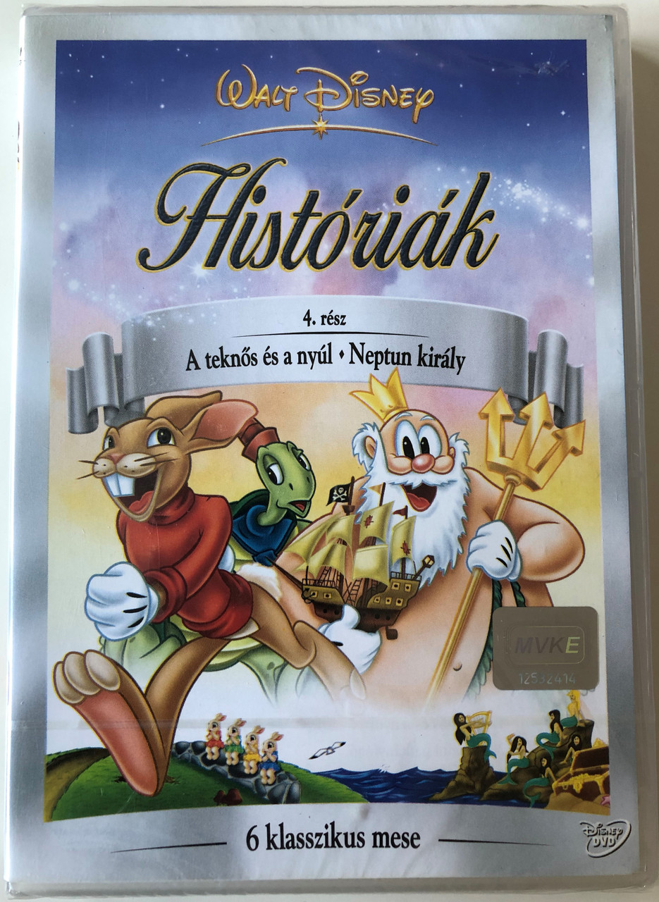 Disney's Fables Vol 4. DVD 2005 Disney Históriák / The Tortoise and the  Hare , King Neptune / 4 rész: A teknős és a nyúl / 6 klasszikus mese / 6  classic fairytales - bibleinmylanguage