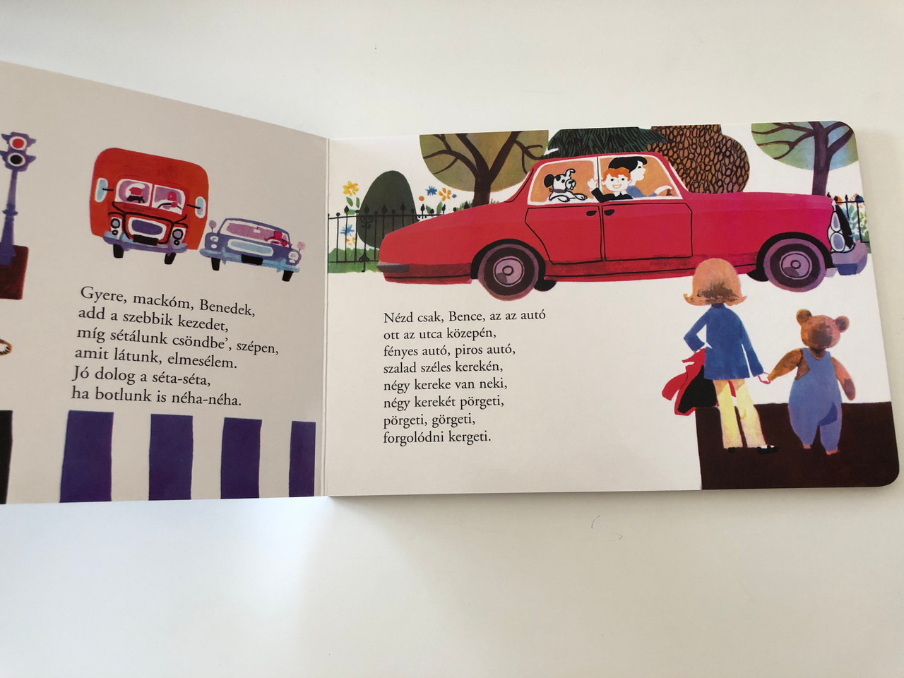 Mit Latunk Az Utcan By Nemes Nagy Agnes Illustrated By Szecsko Tamas Mora Konyvkiado 2012 Hungarian Poetry For Children Board Book Bibleinmylanguage