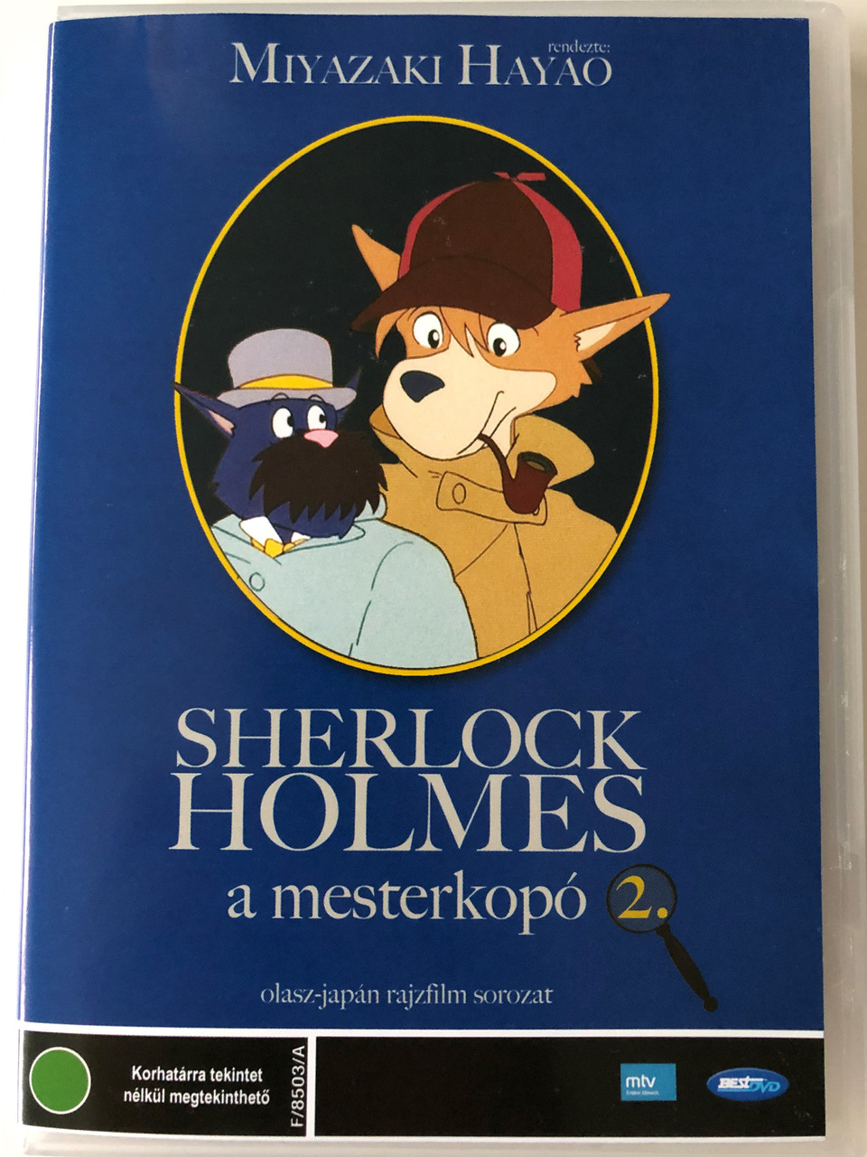 Fiuto di Sherlock Holmes 2. DVD 1984 Sherlock Holmes a mesterkopó 2.  (Sherlock Hound ) / Directed by Miyazaki Hayao / Japanese-Italian cartoon  series / Episodes 4-6 - bibleinmylanguage