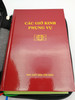 Vietnamese Catholic Missal book - Order of liturgy / Các giờ kinh phụng vụ - LITURGIA HORARUM / Hardcover in Leather cover with zipper / NXB Tón Giáo 2015 / Liturgy of the Hours (VietCatholicMissal-inLeathercase)