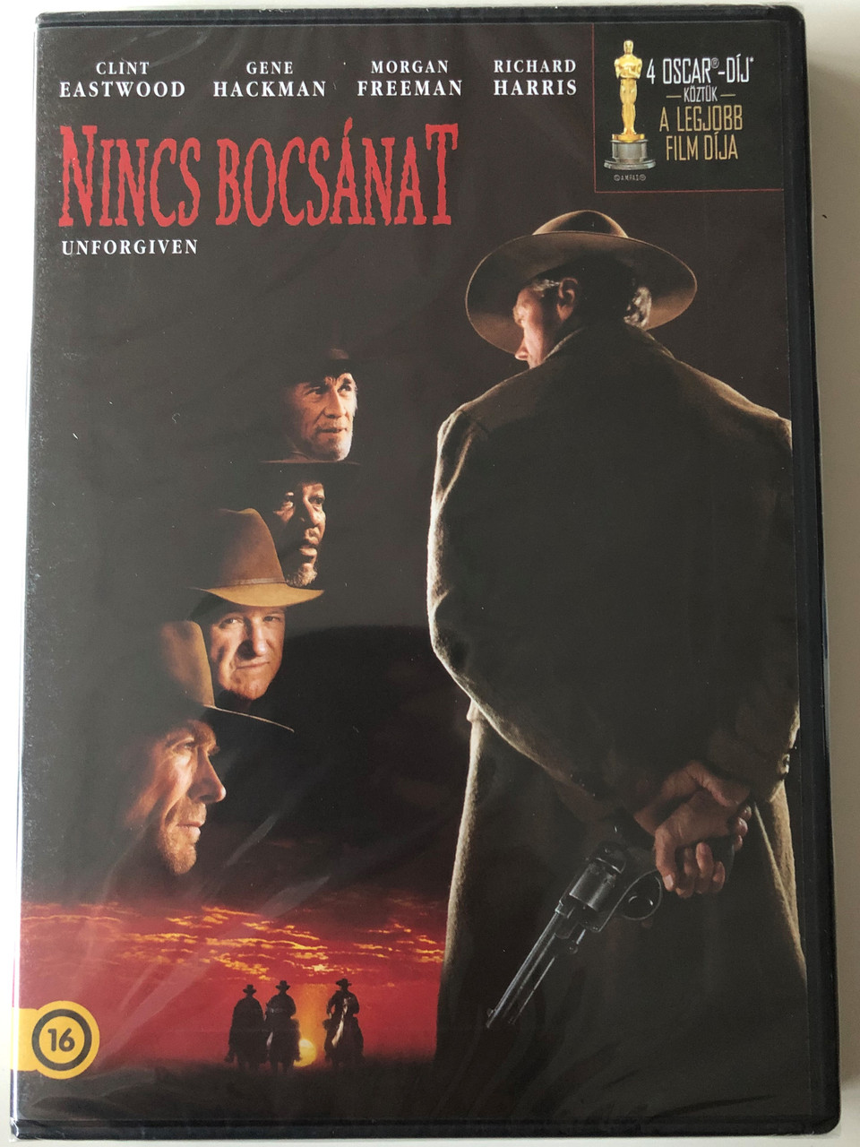 Unforgiven DVD 1992 Nincs bocsánat / Directed by Clint Eastwood / Starring:  Clint Eastwood, Gene Hackman, Morgan Freeman, Richard Harris -  bibleinmylanguage