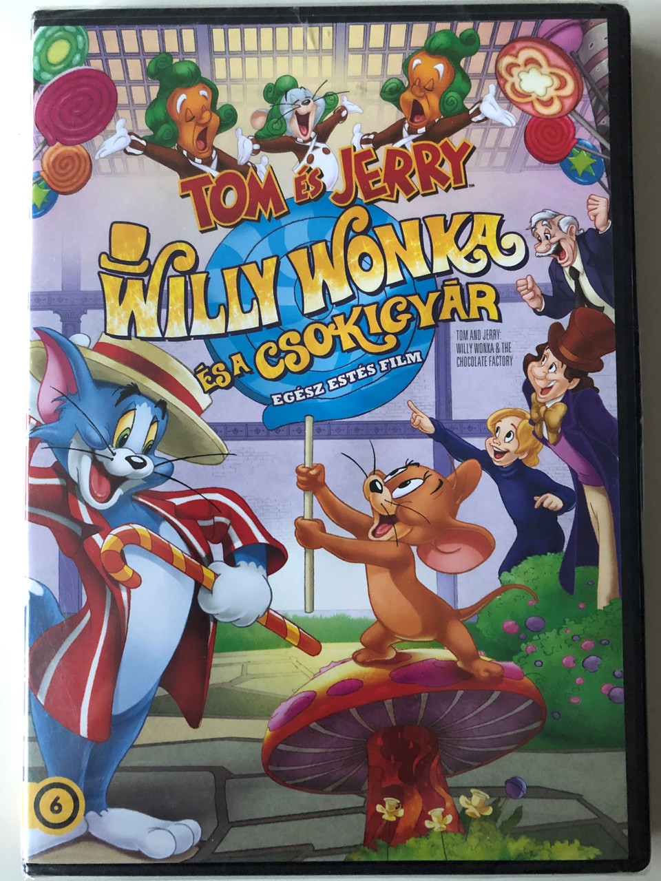 Tom And Jerry Willy Wonka The Chocolate Factory Dvd 2017 Tom Es Jerry Willy Wonka Es A Csokigyar Directed By Spike Brandt Starring Spike Brandt Jp Karliak Jess Harnell