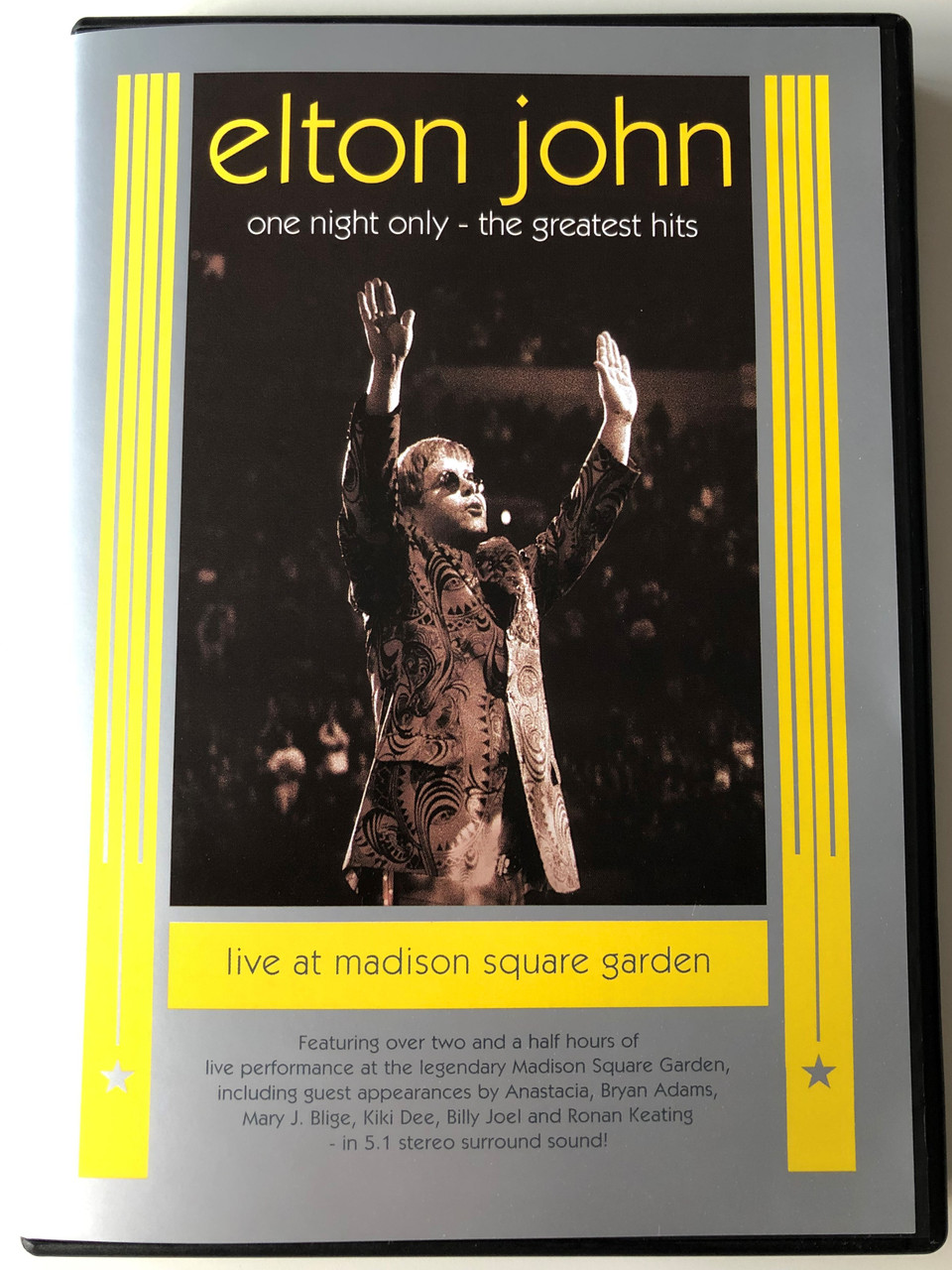 Elton John - One night only DVD 2001 The Greatest hits - Live at Madison  Square Garden / Directed by David Mallet / Mercury Records -  bibleinmylanguage