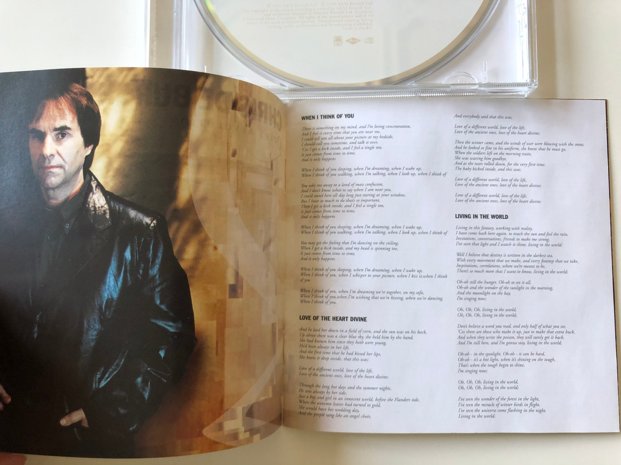 Chris De Burgh Quiet Revolution A M Records Audio Cd 1999