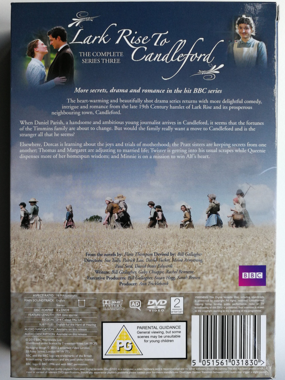 Lark Rise To Candleford DVD The Complete Series Three / 4 Disc Set BBC /  Directed by Sue Tully, Patrick Lau, David Tucker, Moira Armstrong, Paul  Seed, David Innes Edwards / From