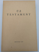 Latvian New Testament - ūž testament / Paperback 1942 / Published by the Finnish Bible Society - Helsinki (LatvianNT1942)
