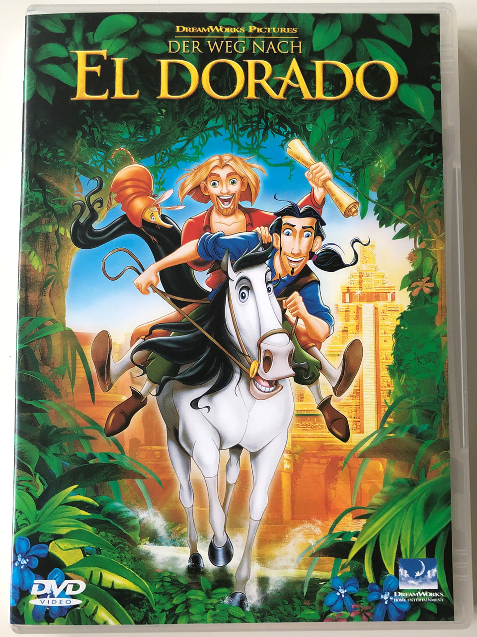 The Road to El Dorado DVD 2000 Der Weg Nach Eldorado / Directed by Don  Paul, Eric "Bibo" Bergeron / Starring: Kevin Kline, Kenneth Branagh, Rosie  Perez, Armand Assante - bibleinmylanguage