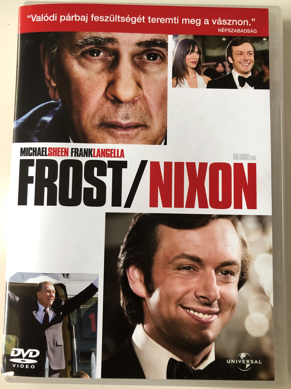 Frost/Nixon DVD 2008 Directed by Ron Howard / Starring: Frank Langella,  Michael Sheen, Kevin Bacon, Rebecca Hall, Toby Jones - Bible in My Language
