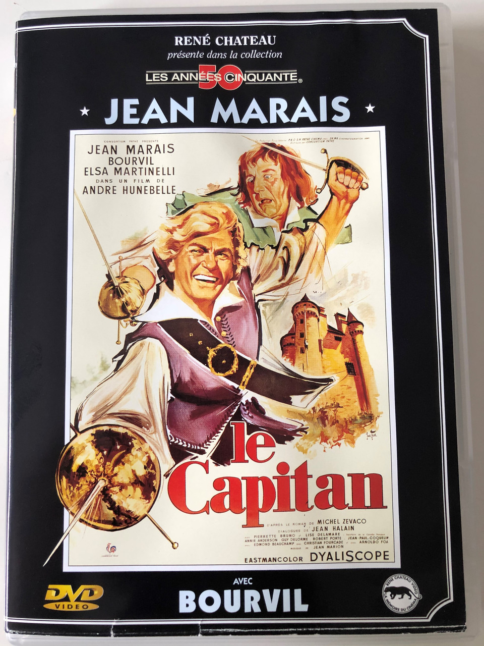 Le capitan DVD 1960 Captain Blood / Directed by André Hunebelle / Starring:  Jean Marais, Bourvil, Elsa Martinelli, Lise Delamare - Bible in My Language