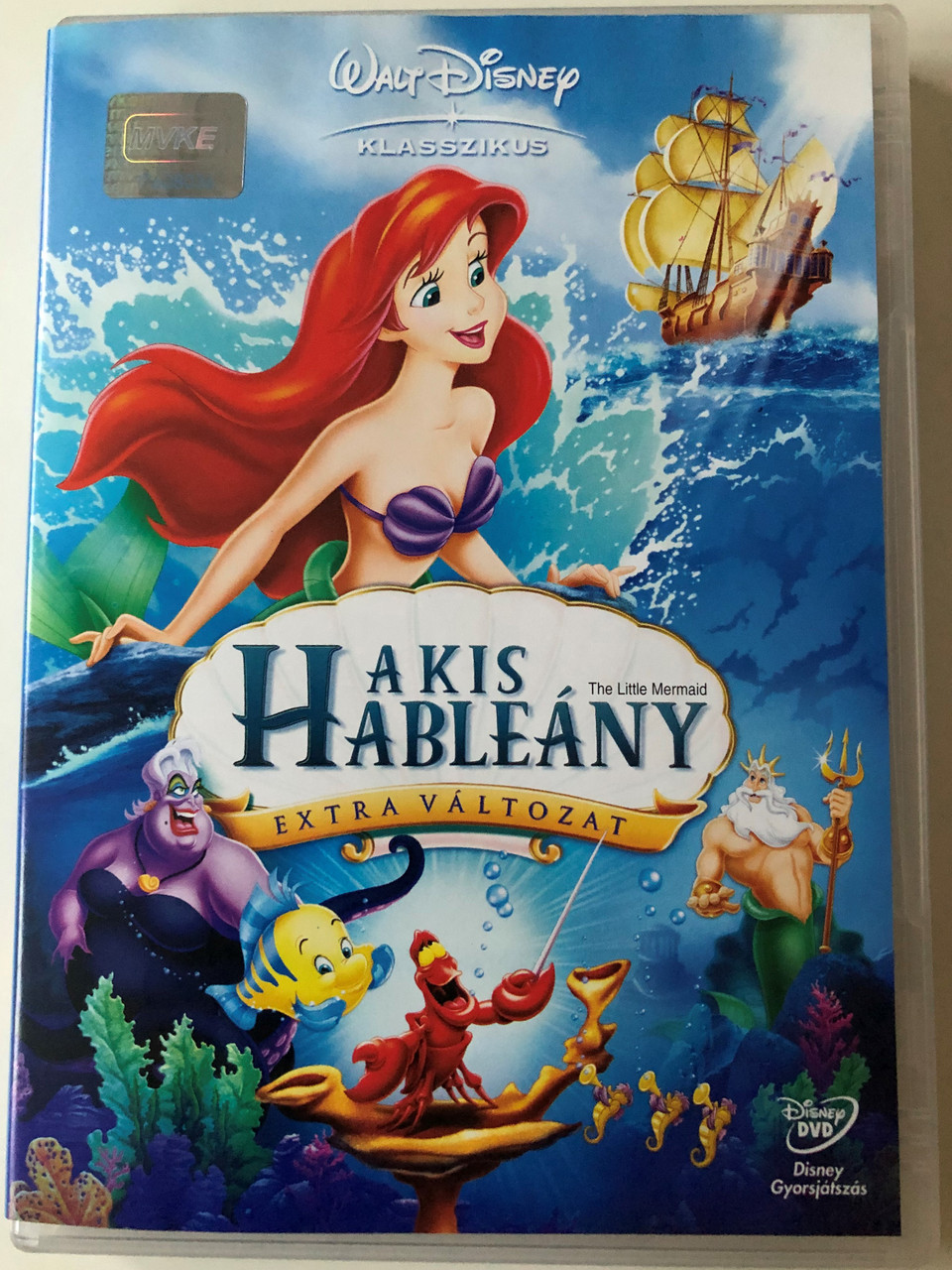 The Little Mermaid DVD 1989 A Kis Hableány Extra Változat ...