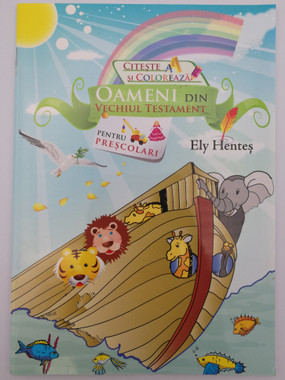 Oameni din Vechiul Testament by Ely Hentes / People of the Old Testament - Romanian languague coloring book for preschoolers / Paperback / Romanian Bible Society (9789738983397)