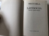 Latinovits - Legenda, valóság, emlékezet by Hegyi Béla / Gondolat kiadó 1983 / Biographical work about Zoltán Latinovits, Hungarian Actor / Hardcover book (9632818719)