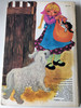 Juliska elbujdosása by Arany János / Móra könyvkiadó 1982 / Illustrated by Mészáros Márta / Hungarian language Board book (JuliskaBujdosásaiMÓRA)