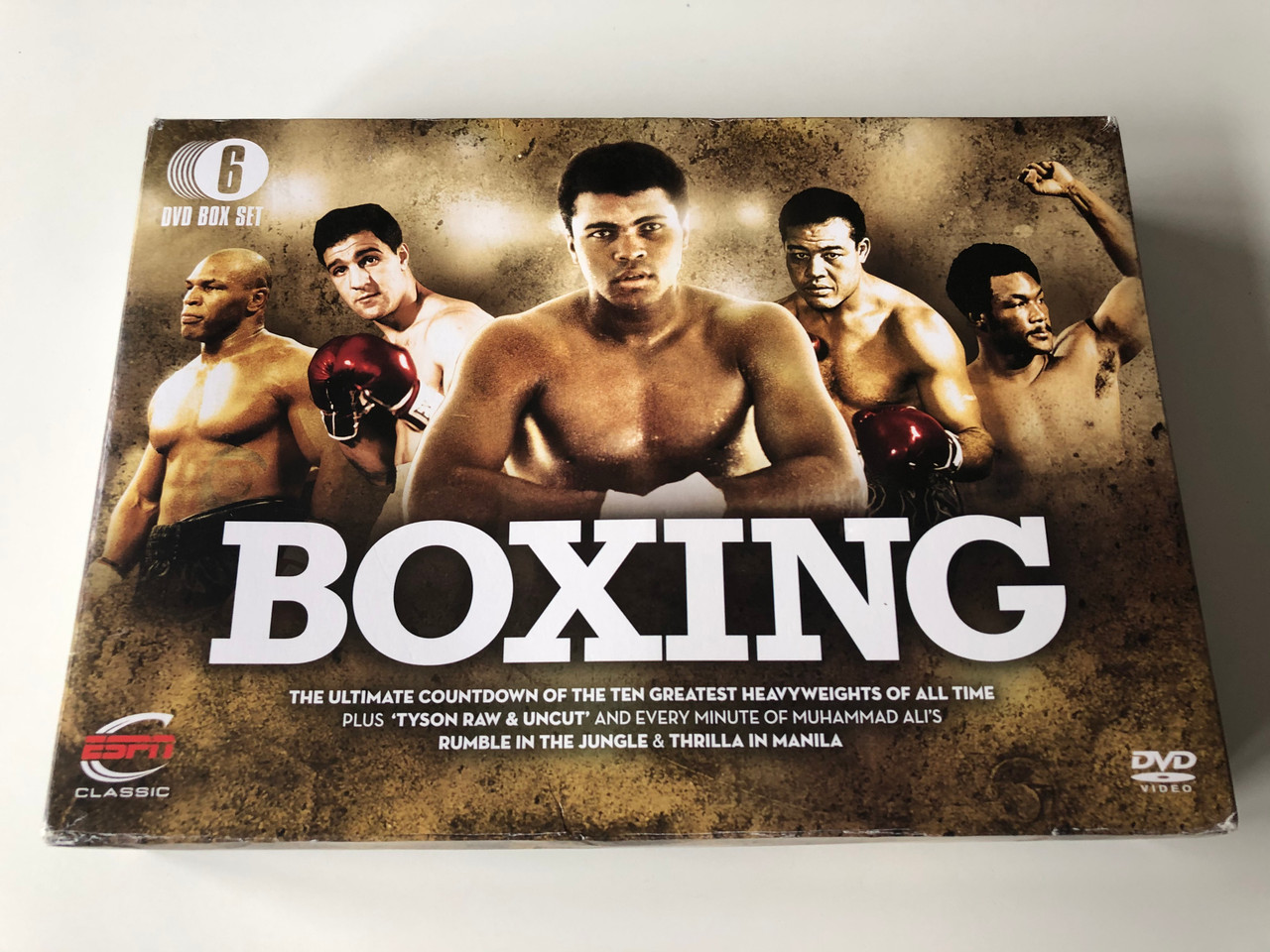 Boxing 6 DVD Box SET / The ultimate countdown of the Ten Greatest  HeavyWeights of all time plus Tyson Raw & Uncut / Muhammad Ali's Rumble in  the Jungle & Thrilla in Manila - bibleinmylanguage